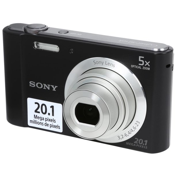 Sony Cybershot DSCW800 Digital Camera (Black) DSCW800/B