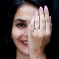 thumbnail image 5 of Rosec Jewels Lab Grown Diamond Engagement Ring - Flower Promise Wrap Ring - Ready to Gift with Jewelry Box, 18K White Gold, US 6.00, 5 of 9