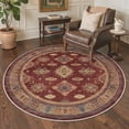 thumbnail image 5 of GENIMO 5'x7' Area Rug for Living Room, Washable Non Slip Soft Persian Rug for Bedroom Dining Room Home Office, Muted Burgundy, 5 of 6