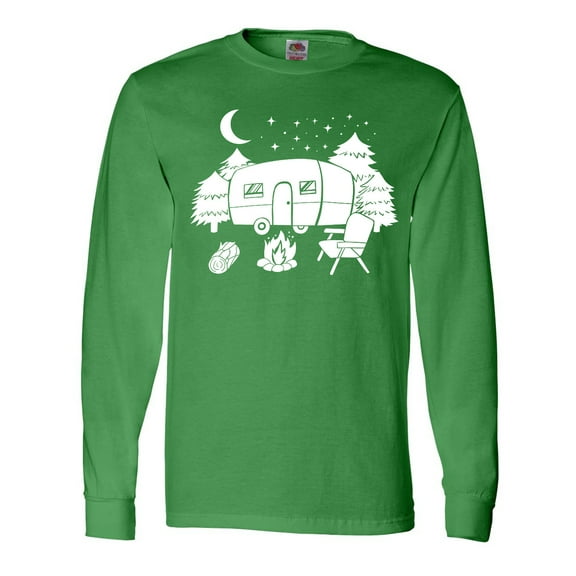 Inktastic Camper In A Star Filled Night Long Sleeve T-Shirt