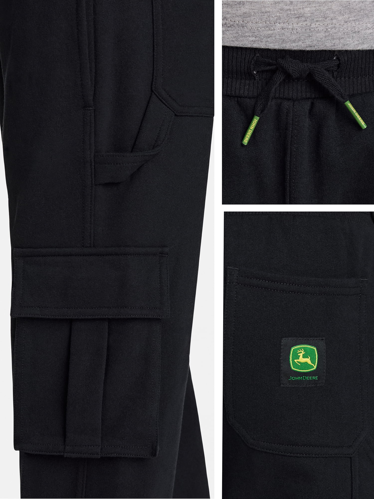 John Deere Boy's Fleece Cargo Pant, Sizes 4 - 18