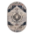 thumbnail image 3 of Unique Loom Tucson Collection Area Rug - Tubac (5' x 8' Oval Gray/Black), 3 of 6