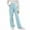 Light Blue, variant on Nskgu Girls Dressy Bell Bottom School Uniform Pants Flared Pants for Kids Size 5-15 Years