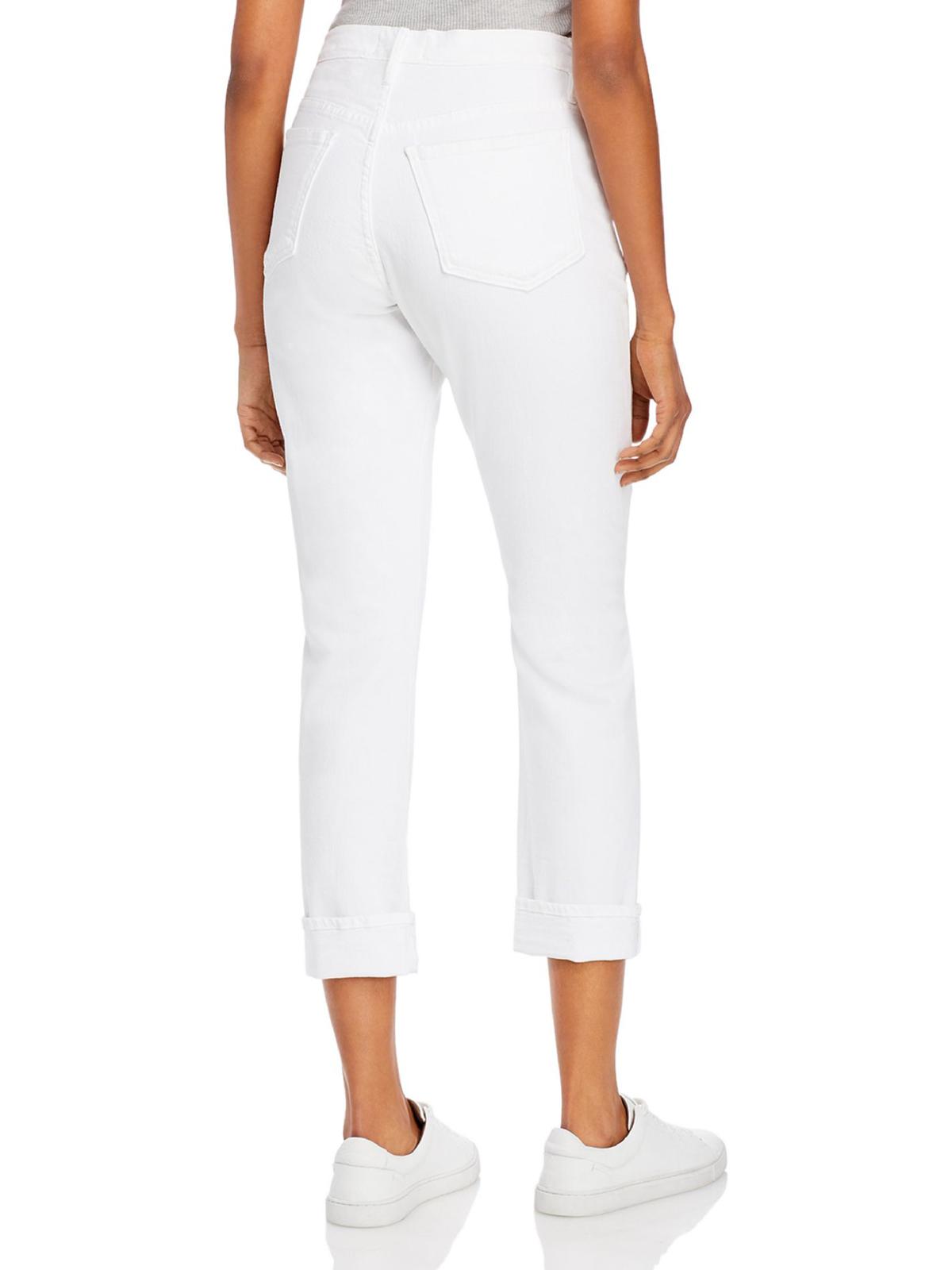 Frame Womens Le Beau Denim Destroyed 