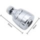 thumbnail image 2 of Aireador de grifo giratorio de 360°, 2 piezas, cabezal móvil para grifo, 2 modos de ahorro de agua, rociador de grifo con filtro interior para interfaz de rosca de 22 mm/24 mm, 2 of 5