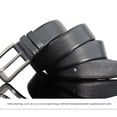 thumbnail image 3 of letairis 1/2/3/5 Wrapped Belt For Mens Pants - Prevents Cracking With Precise Sewing And Generous Cut edge coffee 1 Pc, 3 of 6