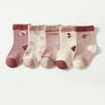 thumbnail image 3 of Generic Ruffle Socks Toddler Kids Baby Boy Girls Indoor Animals Slipper Shoes Antislip Socks Booties First Walkers Socks for Babys Toddlers Boys Girl Fashion Casual (3-5 Years,Pink), 3 of 3