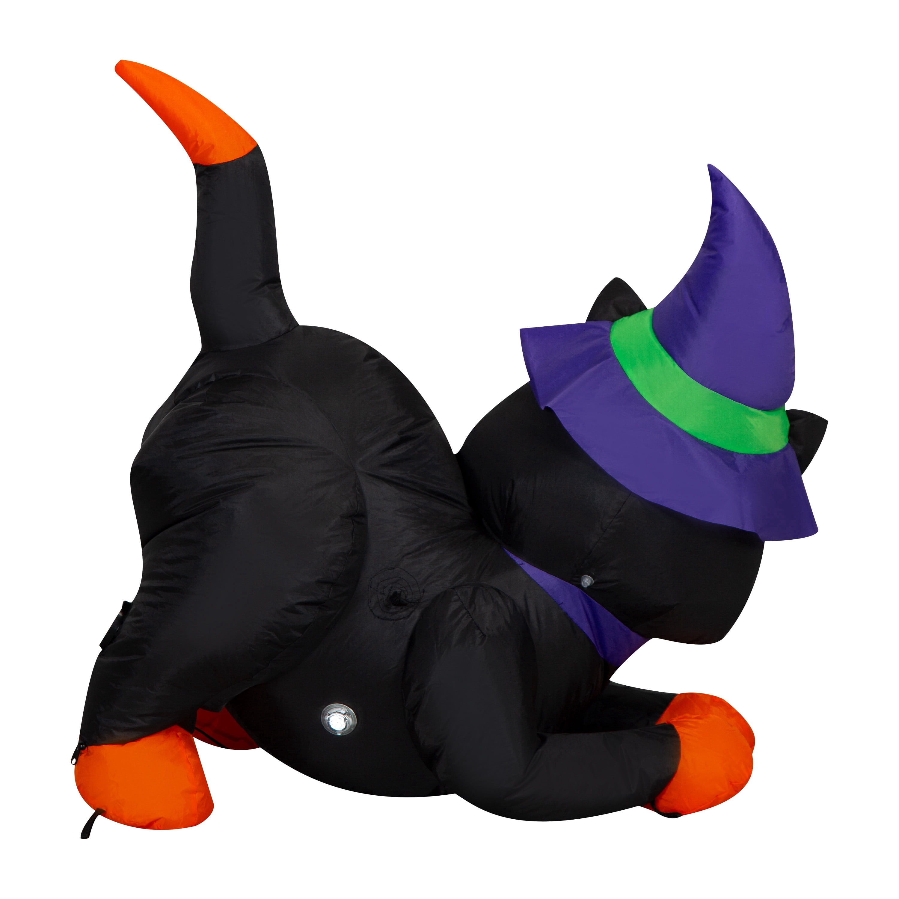 Black Cat Airblown Yard Inflatable, Multicolor, 3', Halloween by Way To Celebrate
