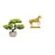 thumbnail image 1 of Colección De Bonsáis Artificiales, Centros De Mesa Con Plantas Artificiales, Figuras De Caballos, Esculturas De Animales, Figuras De Resina, Decoración Para El Hogar Y La Oficina., 1 of 8