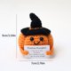 thumbnail image 2 of Halloween Divertido Positivo Vida Calabaza Tejido Animal Sosteniendo Tarjeta Crochet Pascua Cumpleaños Navidad Niñas Fiesta, 2 of 7