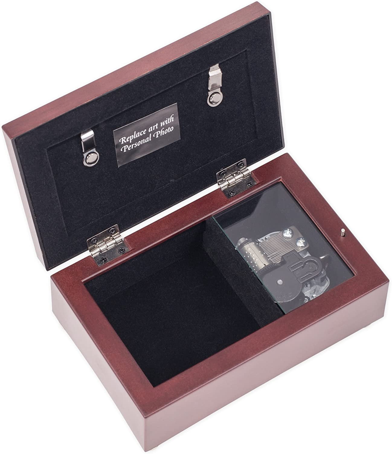 You Are My Sunshine Rosewood Finish with Silver Trim Jewelry Music Box
