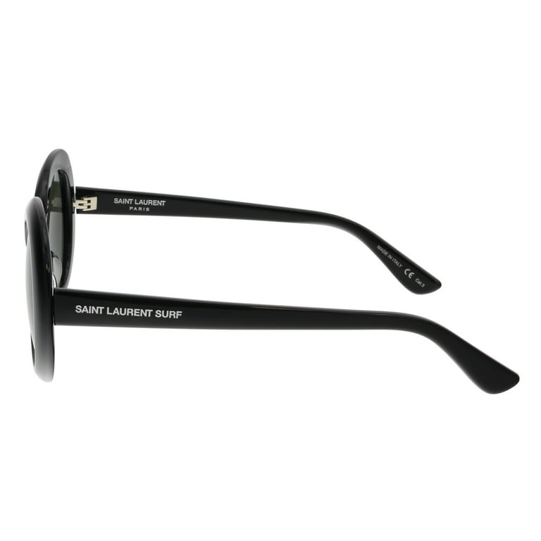 Saint Laurent SL 98 CALIFORNIA-002 Black Oval Sunglasses - Walmart.com