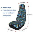 thumbnail image 4 of Sikiie Love Music Car Seat Protector 2 Pack Car Seat Cushion Mat, Car Seat Covers for SUV, Truck, Van, 4 of 7