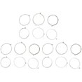 thumbnail image 2 of Cuerdas de Guitarra Electrica (008-038) Pulgadas Extremo de Bola Plateado Nickell 18Pcs/Set Blanco Cuerdas para Guitarra Musical, 2 of 5