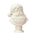 thumbnail image 1 of Figura de Papá Noel de medio cuerpo, ideal para fiestas, como adorno de escritorio o para la oficina, escaparate o estantería., 1 of 9