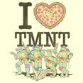 thumbnail image 2 of Men's Teenage Mutant Ninja Turtles I Heart TMNT  Graphic Tee Beige Medium, 2 of 4