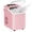 Pink, variant on Casabay White Countertop Ice Maker, Portable Ice Machine with Handle, Basket & Scoop, 26 lbs/24H, 9 Bullet Cubes in 6-8 Mins, Auto-Cleaning for Home Kitchen Office RV Camping