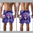 thumbnail image 3 of luoweisi Men's Beach Shorts Quick Dry Swim Trunks with Mesh Lining Skeleton L, 3 of 5