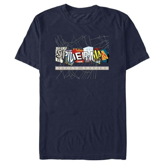Men's Marvel Spider-Man Beyond Amazing COMIC CLIPPINGS BEYOND T-Shirt