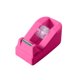 thumbnail image 2 of Dispensador de Cinta de Escritorio, Base de Plástico con Cortador, Portarrollos de Cinta Adhesiva en Colores Rosa, Verde, Blanco, Azul, 10.6x6x4.6cm, Organizador Ligero para Uso en Hogar y Oficina., 2 of 6