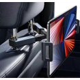 thumbnail image 3 of Black Car Tablet Holder, Headrest Tablet Holder - [Two-Axis Telescopic Arm] 360 Rotation, Support for iPad, Sumsung Tab, Switch, Other 4.7-11" Mobiles, 3 of 3