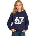thumbnail image 2 of Boys Graphic Print Hooded Sweatshirt Long Sleeve Pullover Casual Soft Jacket with Pocket for Kids Youth, 2 of 6