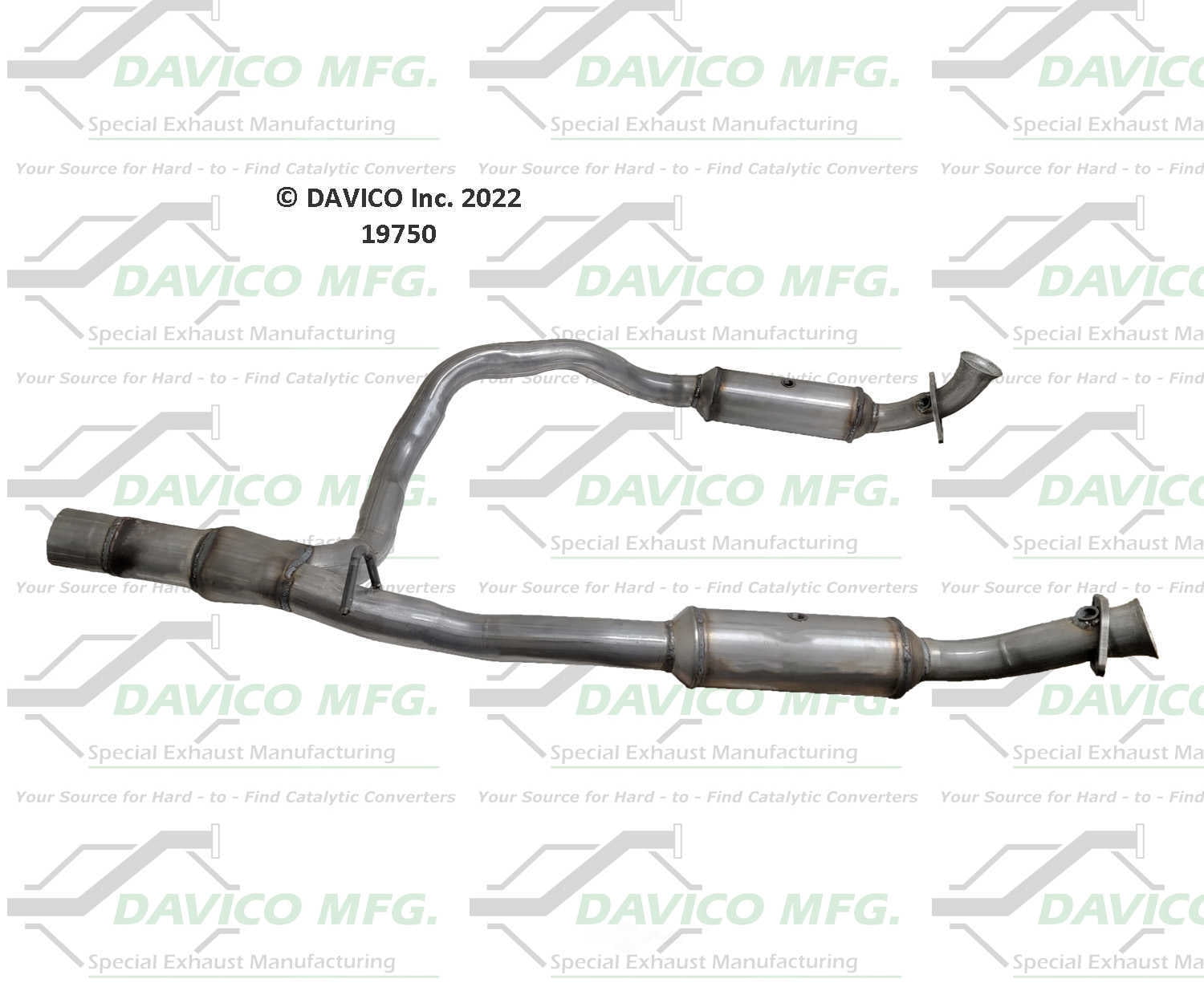 Davico Mfg 19750 Direct-Fit Catalytic Converter
