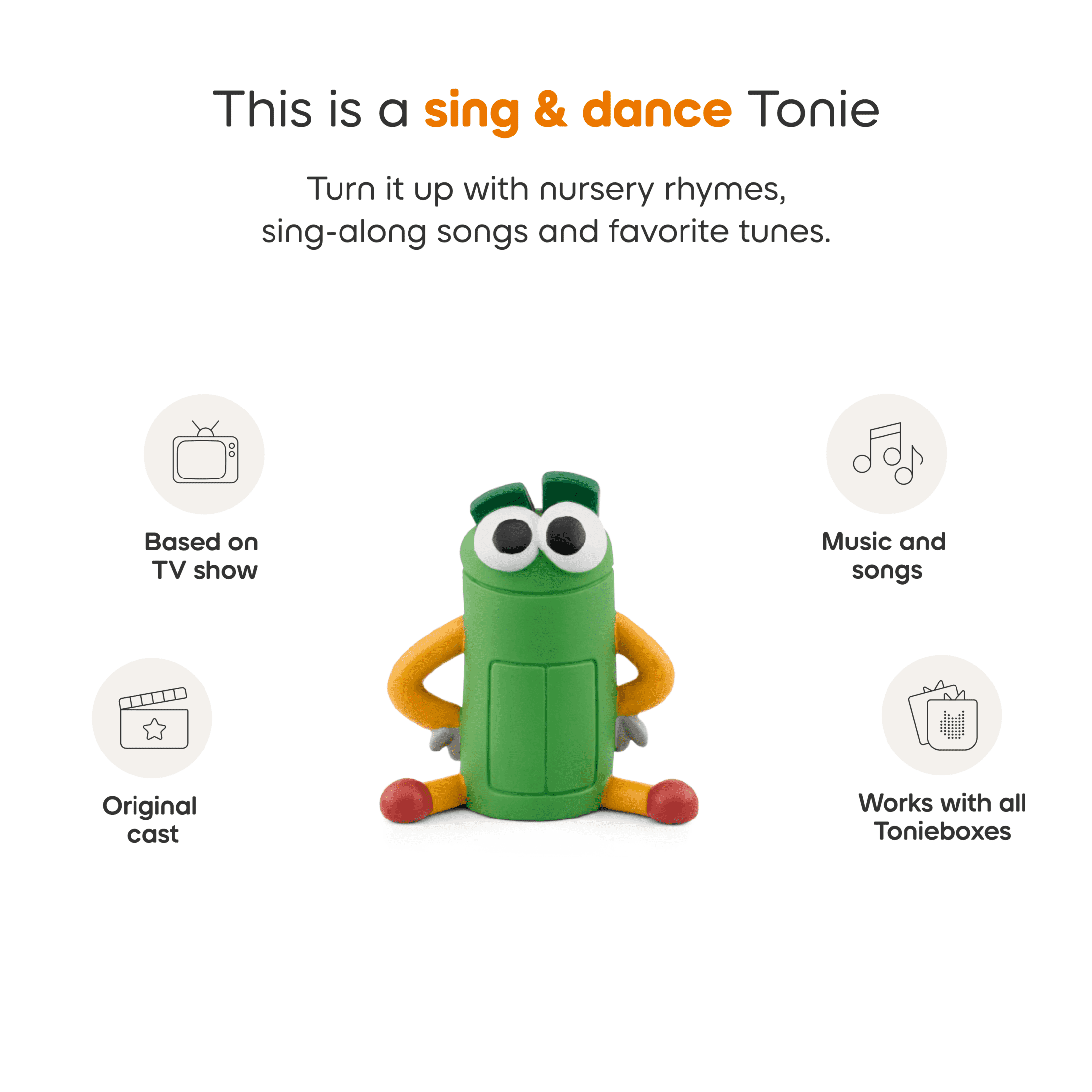 tonies Ask the StoryBots: Beep Audio Toy Figurine, Age Group 3+