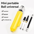 thumbnail image 2 of Two-Way Mini Pump Football Basketball Volleyball Toy Swimming Ring Life Jacket Inflatable Portable Pump Yellow, 2 of 6