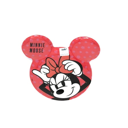 Minnie Melamine Ear Shaped Plate - Red