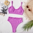 thumbnail image 6 of Xmyrz Sexy Bikinis For Women Bathing Suits Two-Piece Ruffles Sleeveless Faddish Holiday Relaxed Fit Suitable Swimsuit Sets Swimwear, 6 of 7