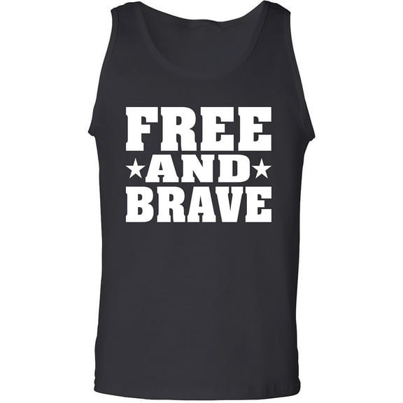 Free And Brave Adult Tank Top