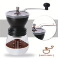 thumbnail image 4 of MesaSe 1PC Stainless Steel Hand Crank Coffee Grinder - Portable & Precise Manual Bean Grinder with Graduated Settings - Perfect for Home  Kitchen  and Restaurant Use - Compact & Versatile, 4 of 6