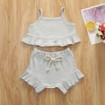 thumbnail image 1 of LSLJS Children Solid Color Drawstring Shorts Baby Girl Sleeveless Sling Top Sets Summer Clothes Kids Clothing Trendy 2024, 1 of 2