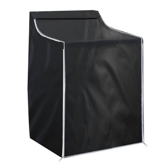 Washing Machine Cover with Zipper Design Oxford Cloth Waterproof Washer and Dryer Covers Full Automatic Drum Washer Protector for Most Washing Machine