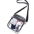thumbnail image 2 of Bolsa De Hombro Bolso bandolera de PVC, impermeable, transparente, para mujer, bolso de mano transparente (A) Sywqhk Para Estrenar, 2 of 7