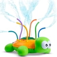 thumbnail image 1 of Aspersor de agua para exteriores para niños y niños pequeños - Juguete de aspersor de tortuga giratoria para patio trasero con tubos de movimiento - Diversión para salpicaduras para los días de veran Namotu WRMH-904, 1 of 6