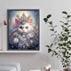 thumbnail image 5 of 5D DIY taladro redondo completo diamante pintura diamante gato kit decoración del hogar 30x40cm, 5 of 9