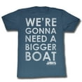 thumbnail image 1 of Jaws Bigger Boat Navy Adult T-Shirt, 1 of 1