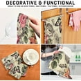 thumbnail image 7 of Coolnut 1 Pack Vintage Floral Kitchen Towels Highly Absorbent, Super Soft Dishcloths 18 x 28 Inches Reusable Quick Drying Tea Towels Set for Home,Kitchen Decor Wash cloth, 7 of 7
