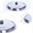 thumbnail image 4 of MYG Casserole en Acier Inoxydable 32cm Couvercle Wok Poêle à Lait Casserole Couvercle, 4 of 5