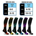 thumbnail image 3 of 6-Pair Sport Compression Socks for Men and Women Knee High - made for running, athletics, pregnancy and travel, 3 of 7