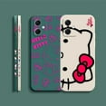 thumbnail image 3 of Pink Hello K-Kitty Line Cat Phone Case For Redmi Note 12 11 11T 11R 11S 10 9T 8 7 7S PRO PLUS 4G 5G Silicone Case Fundas Shell LXY, 3 of 7