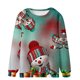 thumbnail image 4 of ICHUANYI Clearance Christmas Women Fashion Casual Print Round Neck Loose Long Sleeve Tops Blouse Hoodless Sweatshirts ICHUANYI "ICHUANYI", 4 of 5