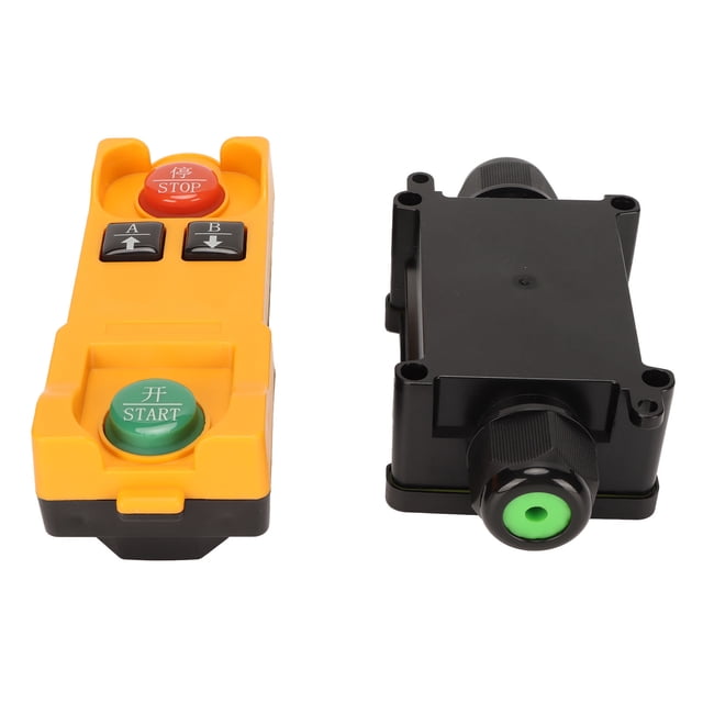 Wireless Transmitter Push Button Switch,Industrial Remote Switch 433MHz Crane Remote Control Switch Wireless Transmitter Switch Breakthrough Technology