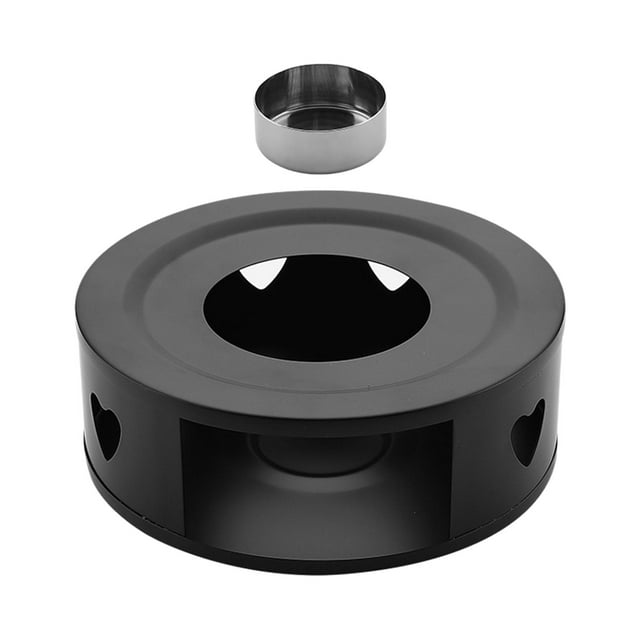Base calefactora para café y té, elegante, para calentar ollas, ideal como regalo de cumpleaños, portátil. Corazón