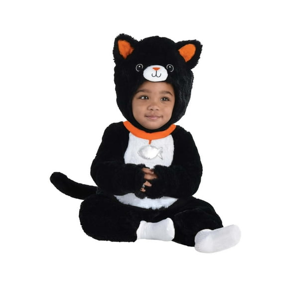 Amscan - Cuddly Black Cat Costume - Infant (0-6 months)