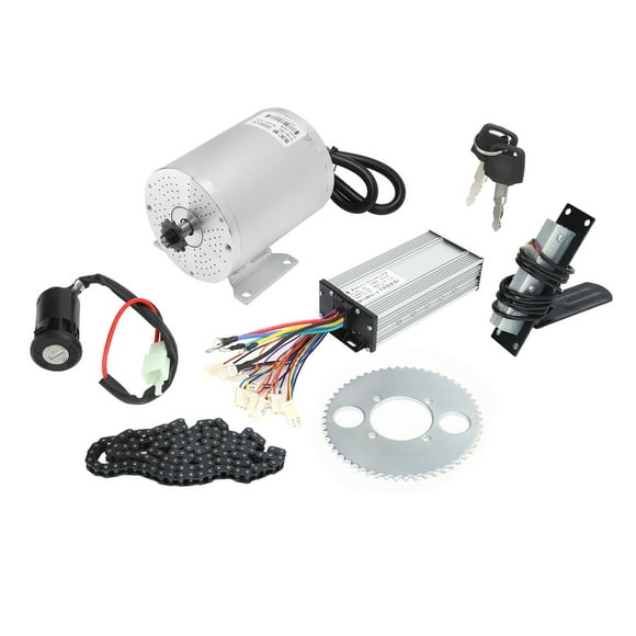48V 2000W Brushless Motor Controller Throttle, 2000W 48V Electric Scooter Conversion Kit Excellent 4500rpm/min For Scooter For Electric Bike For Tricycle