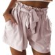 thumbnail image 1 of Pantalones cortos casuales de mujer de moda elástico de cintura alta pantalones cortos de verano de mujer, 1 of 5