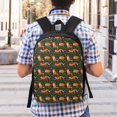 thumbnail image 5 of Uemuo Cute Little Foxes Printed Durable 17-inch Student Backpack - Lightweight, Waterproof, Adjustable Straps, Ideal for School, Work, Travel, 5 of 5